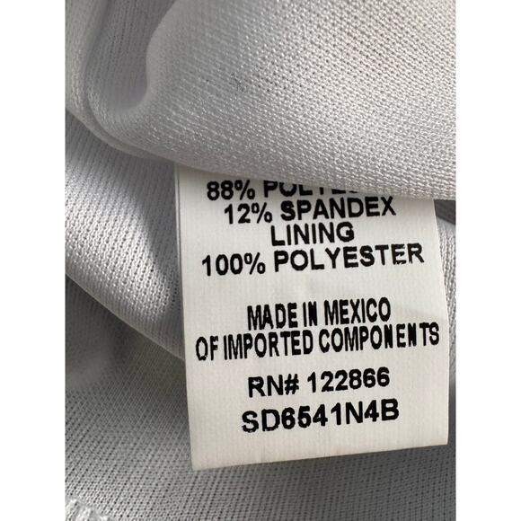 NEW ZUNIE Girls White Sleeveless Back Bow Midi Skater Dress Size 14 - Picture 4 of 4